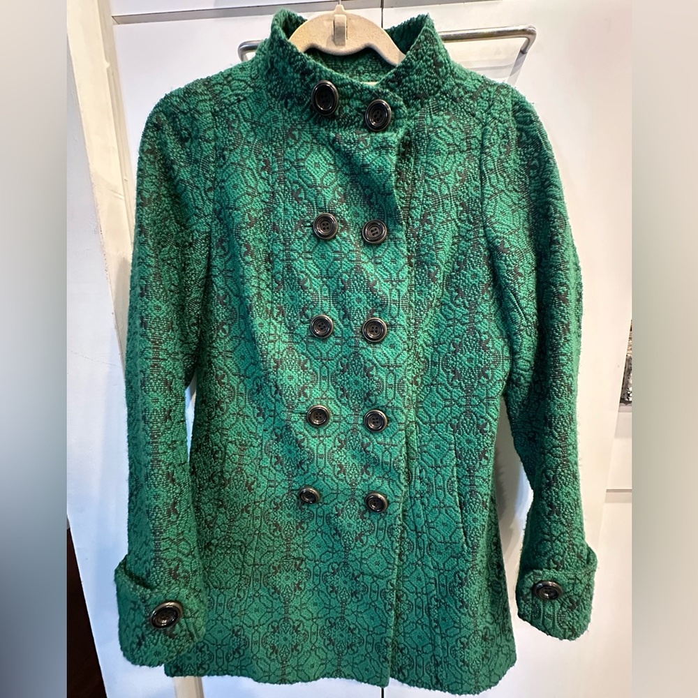 Elevenses Emerald Green Peacoat